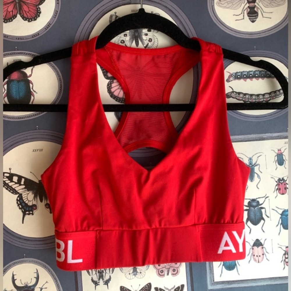 AYBL RED TRAINING BRA